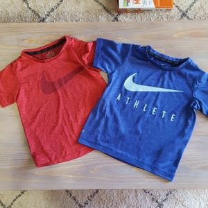 2 Nike Dri-Fit shirts